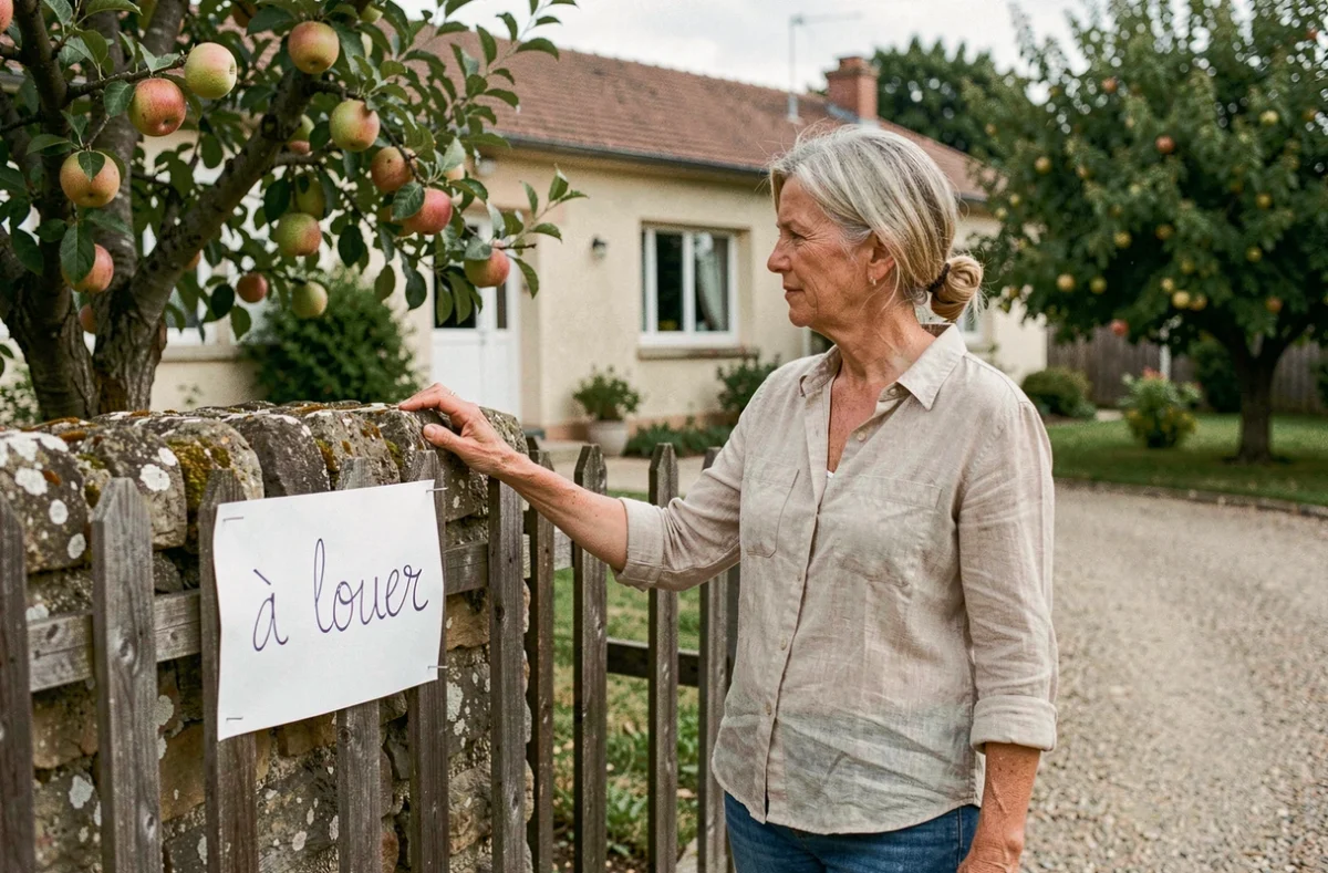 Femme cherchant une maison avec jardin à louer sans agence en Saône-et-Loire