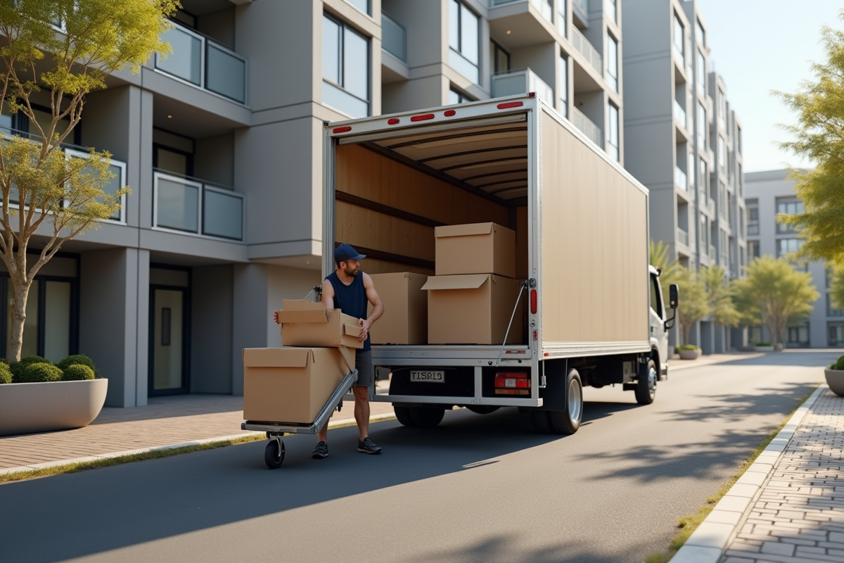 camion déménagement